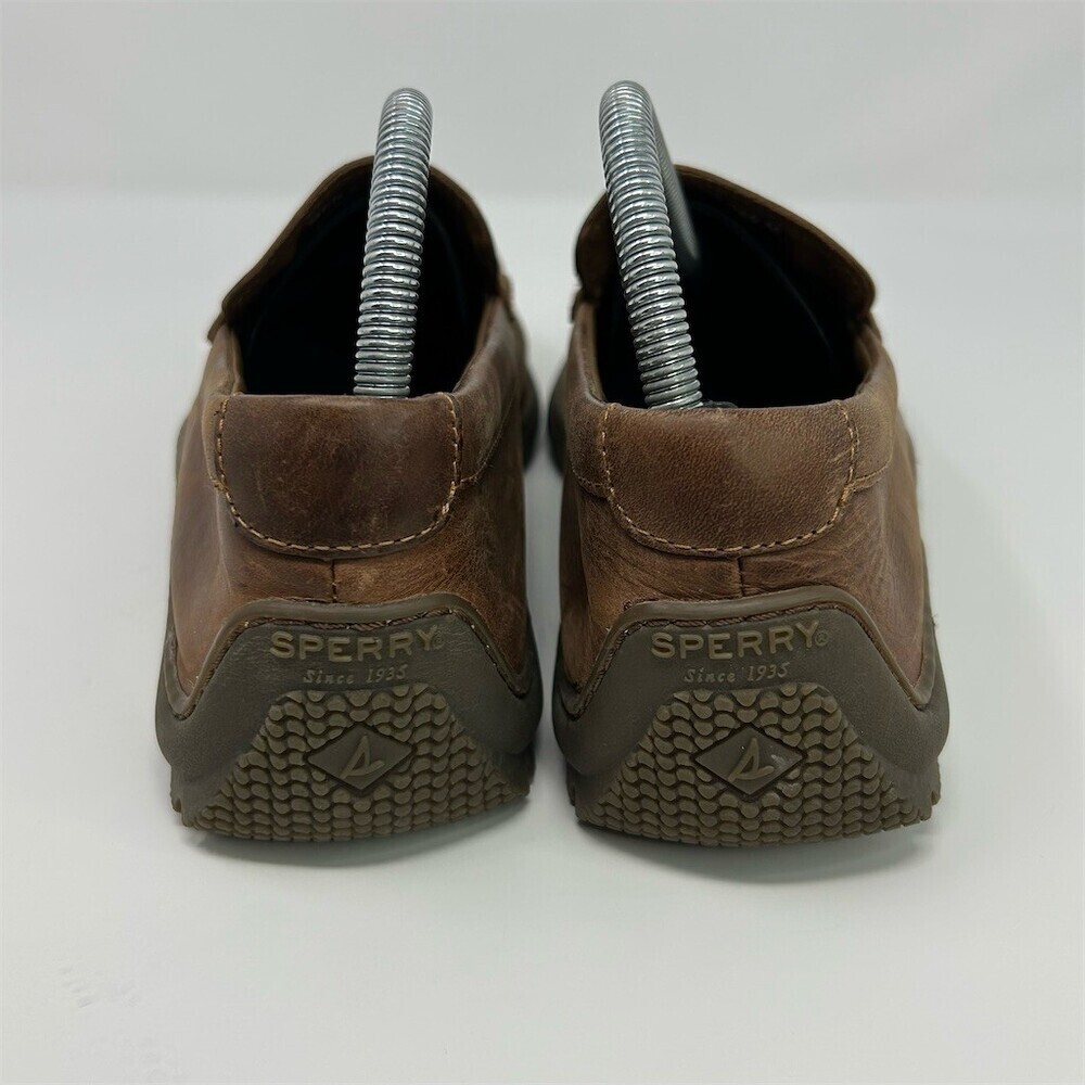 Sperry Top-Sider Men's Penny Loafers Brown Slip-On Moc Toe Memory Foam Size 8.5 - Picture 7 of 12
